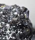 6.1cms GALENA PYRITE PERU crystals cluster collectors mineral specimen G74