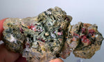 9cms PREHNITE STALACTITES crystals epidote tourmaline zoisite peru u156