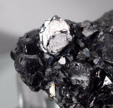 4.2cms GALENA PYRITE PERU crystals cluster collectors mineral specimen G75