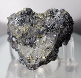 4.2cms GALENA PYRITE PERU crystals cluster collectors mineral specimen G75