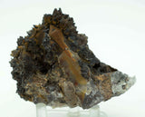 9cms RED LIMONITE MARCASITE quartz goethite crystals peru mineral specimen Q85