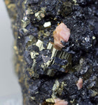 8.7cms GEM RHODOCHROSITE PYRITE Crystals Uchucchacua Mineral Specimen R494