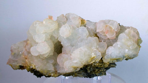 11.5cms PREHNITE STALACTITES crystals epidote tourmaline zoisite peru u154