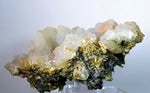 11.5cms PREHNITE STALACTITES crystals epidote tourmaline zoisite peru u154