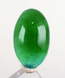 12carats GEM SILICA CHRYSOCOLLA Emeraldine Chalcedony Lily Mine Peru Cabochon Quartz Malachite Emerald Color Jade Color BE791