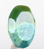 16carats GEM SILICA CHRYSOCOLLA Emeraldine Chalcedony Lily Mine Peru Scenic Quartz Malachite Facet Emerald Color Jade Color BE799