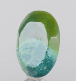 16carats GEM SILICA CHRYSOCOLLA Emeraldine Chalcedony Lily Mine Peru Scenic Quartz Malachite Facet Emerald Color Jade Color BE799