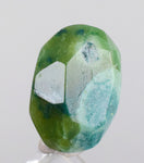 17.5carats GEM SILICA CHRYSOCOLLA Emeraldine Chalcedony Lily Mine Peru Scenic Quartz Malachite Facet Emerald Color Jade Color BE800