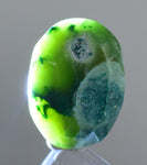 17.5carats GEM SILICA CHRYSOCOLLA Emeraldine Chalcedony Lily Mine Peru Scenic Quartz Malachite Facet Emerald Color Jade Color BE800
