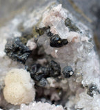 4.5cm PROUSTITE PYRARGYRITE RUBY silver acanthite crystal mineral specimen h561