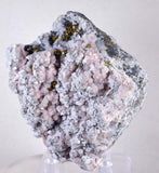 7cms PROUSTITE RUBY SILVER Copper Pyrite Mangano Calcite Quartz Polybasite peru mineral specimen H831
