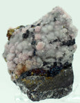 5cms PROUSTITE RHODOCHROSITE RUBY silver wire crystals quartz peru H826
