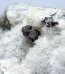 6.5cm PROUSTITE PYRARGYRITE RUBY silver acanthite crystal mineral specimen h484