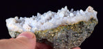 8.1cms BLUE CHALCEDONY PERU Crystal Quartz  Translucent Mineral Sample  Collector Q246