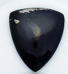 216carats LEMURIAN BLACK JADE Gem Peru Pyrite Quartz Pendant Jewelry Cabochon Healing Nephrite Gemstone   B528