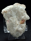 6cm RED ORANGE STILBITE heulandite quartz crystals peru mineral specimen F137
