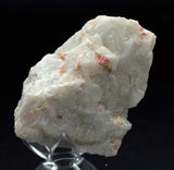 8cm RED ORANGE STILBITE heulandite quartz crystals peru mineral specimen F134