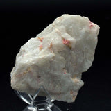 8cm RED ORANGE STILBITE heulandite quartz crystals peru mineral specimen F134