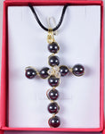 PENDANT EARRING HEMATITE  Silver Plated Copper Jewelry Peru J528