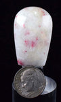 7.8 grams GEM RED THULITE Scapolite Marialite Clinozoisite Peru Cabochon BE776