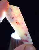 4.2 grams GEM RED THULITE Scapolite Marialite Clinozoisite Peru Cabochon BE783