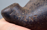 MINERS LAMP a c wells 5a england 1800th oil lantern single torch iron cast