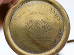 12cms MINERS LAMP BALDWIN 1913 carbide superintendent usa vintage lantern N16