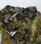 8ms PREMIUM EPIDOTE CRYSTALS cluster peru green color mineral specimen C531