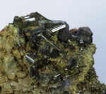 8ms PREMIUM EPIDOTE CRYSTALS cluster peru green color mineral specimen C531