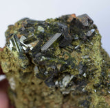 8ms PREMIUM EPIDOTE CRYSTALS cluster peru green color mineral specimen C531