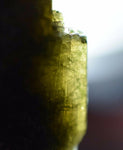 87carat ZOISITE NEEDLES CRYSTAL tanzanite (?) clinozoisite green yellow peru M46