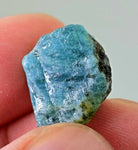 23.5 Carats GRANDIDIERITE CRYSTALS BLUE green rare madagascar jewelry facet P134