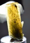 35carat ZOISITE NEEDLES CRYSTAL tanzanite (?) clinozoisite green yellow peru M58