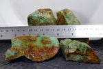 700grs BLUE GREEN SCAPOLITE Peru Marialite Chrysocolla Quartz Titanite Carving Translucent  O268