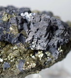 5.6cms GALENA PYRITE PERU crystals cluster collectors mineral specimen G77