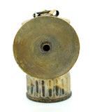 9.5cms MINERS LAMP VICTOR 1920 carbide usa vintage lantern brass bronze N19