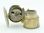 9.5cms MINERS LAMP VICTOR 1920 carbide usa vintage lantern brass bronze N19