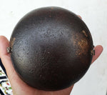 50cms ORIGINAL LENTICULAR FRANCE 1800s miners lamp tunnel lantern iron cast N30