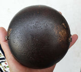 50cms ORIGINAL LENTICULAR FRANCE 1800s miners lamp tunnel lantern iron cast N30