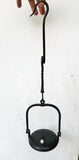 50cms ORIGINAL LENTICULAR FRANCE 1800s miners lamp tunnel lantern iron cast N30