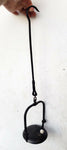 56cms ORIGINAL LENTICULAR FRANCE 1800s miners lamp tunnel lantern iron cast N32