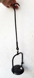 56cms ORIGINAL LENTICULAR FRANCE 1800s miners lamp tunnel lantern iron cast N32