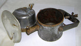 33cms MINERS CARBIDE LAMP england premier vintage lantern mining mineral C203