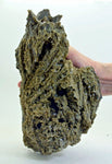 26cms CLINOZOISITE CRYSTALS CLUSTER epidote green yellow peru