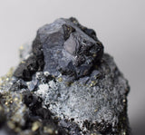 6.1cms GALENA PYRITE PERU crystals cluster collectors mineral specimen G74