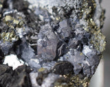 6.1cms GALENA PYRITE PERU crystals cluster collectors mineral specimen G74