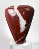 4.2cms RED JASPER QUARTZ cabochon pendant peru agate chalcedony jewelry B307