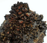 9cms RED LIMONITE MARCASITE quartz goethite crystals peru mineral specimen Q85