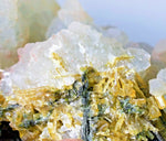11.5cms PREHNITE STALACTITES crystals epidote tourmaline zoisite peru u154