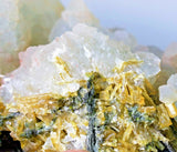 11.5cms PREHNITE STALACTITES crystals epidote tourmaline zoisite peru u154